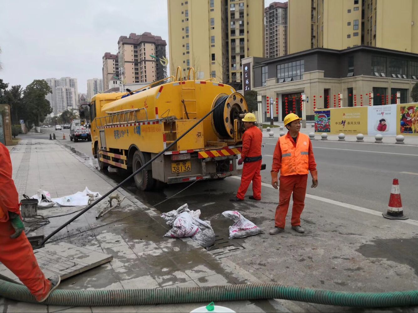桐梓排污管道清淤-管道清洗